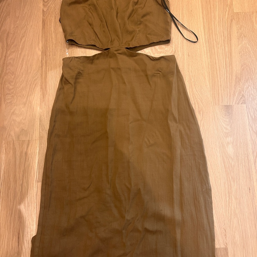 Forever 21 Tan Midi Dress